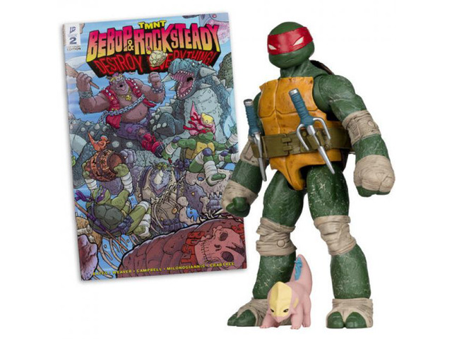 McFarlane Toys Teenage Mutant Ninja Turtles Page Punchers Raphael 5in Action Figure with Comic - 11348
