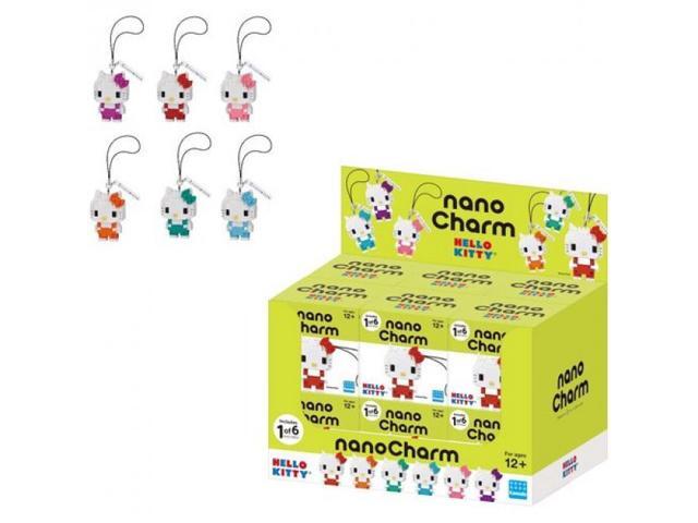 Nanoblock - Sanrio - nanoCharm - Hello Kitty Colors (Box/12) Blindbox Display