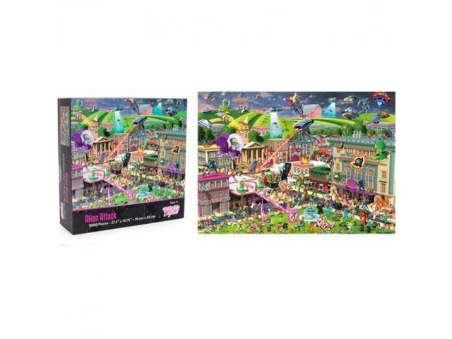 Alien Attack Sci-Fi Classics 1000-Piece Jigsaw Puzzle by Toynk