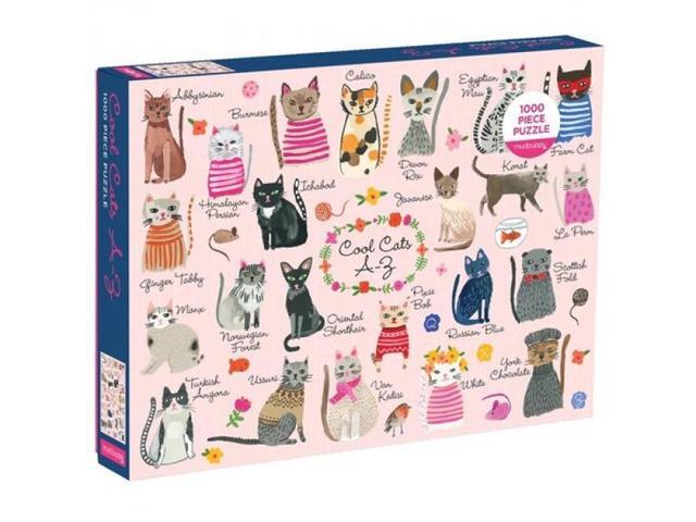 Cool Cats A-Z 1000 Piece Puzzle