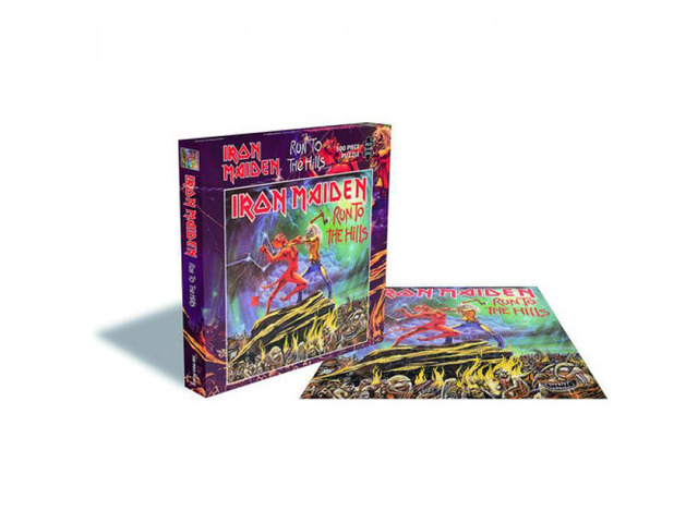 RockSaws - Iron Maiden Run To The Hills (500 Piece Jigsaw Puzzle)