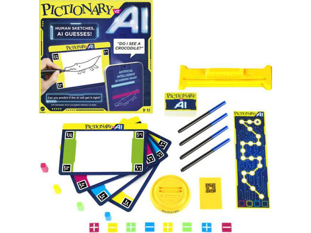 Mattel Games - Pictionary vs. AI Family Game for Kids and Adults