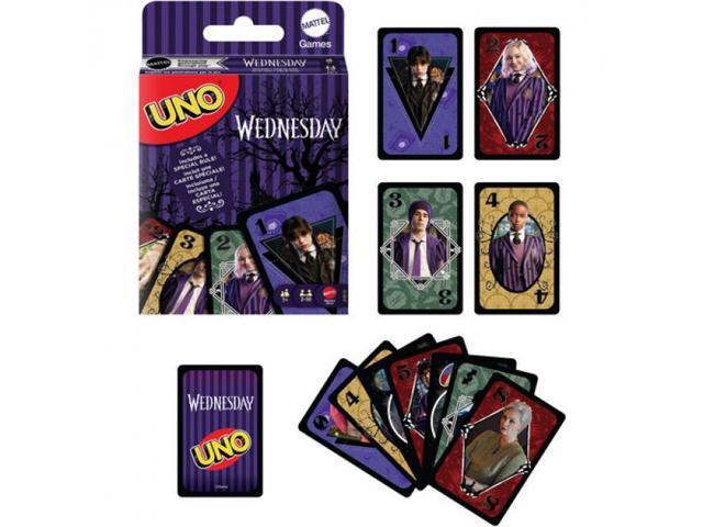 Mattel UNO: Wednesday Card Game