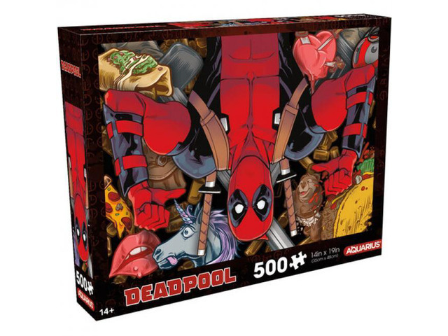 Marvel Deadpool Collage 500 Piece Jigsaw Puzzle