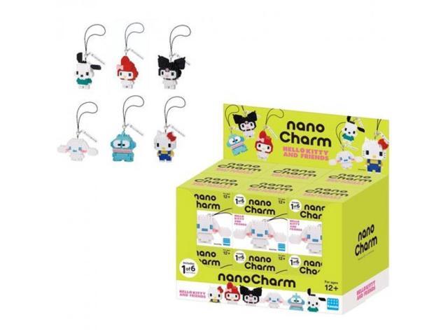 Nanoblock - Sanrio - nanoCharm - Hello Kitty and Friends (Box/12) Blindbox Display