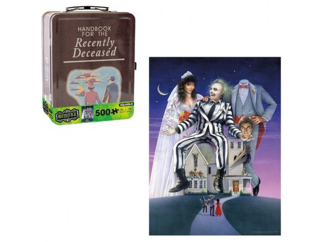 Beetlejuice 500 Piece Jigsaw Puzzle & Fun Box Set