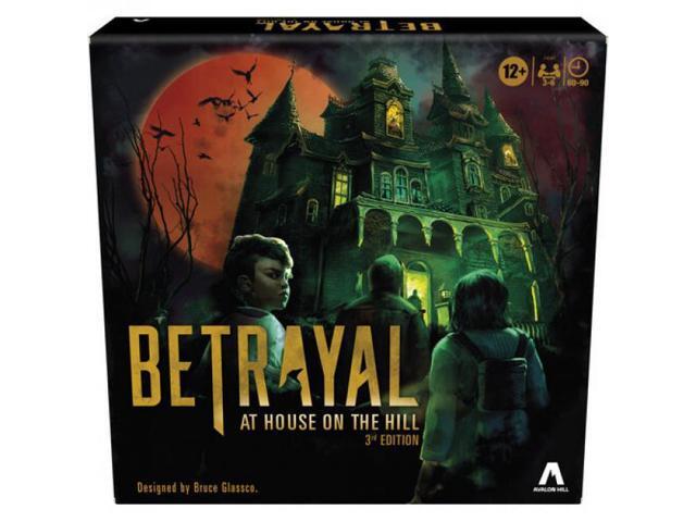 Avalon Hill Hasbro Gaming Betrayal at The House on The Hill 3rd Edition Cooperative Board Game,Ages 12 and Up,3-6 Players,50 Chilling Scenarios