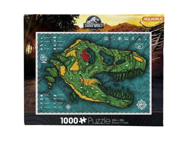 Jurassic World Map1000 Pc Puzzle