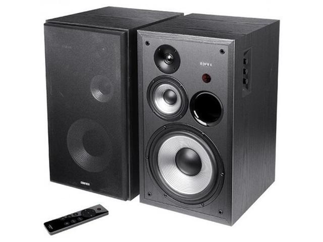 Edifier - R2850DB Active Bookshelf Speakers, Computer Speakers - Bluetooth and Optical Input - 2.0 Studio Monitor Speaker - Black - image 9