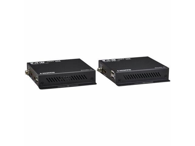 Tripp Lite series HDMI over IP Encoder/Decoder Kit with KVM - 4K, TCP/IP, Up to 393 ft. (120 m) - 1 Input Device - 2 Output Device - 393.70 ft.