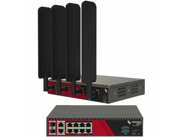 Opengear CM8000 Console Manager - 3.91 GB - LPDDR4 SDRAM - Twisted Pair, Optical Fiber - 2 Total Expansion Slot(s) - 2 x Network (RJ-45) - 2 x USB...
