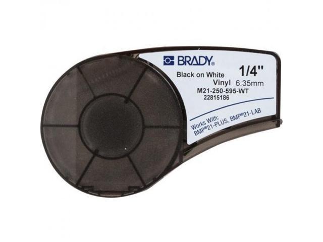 BRADY M21-250-595-WT Label Tape Cartridge,Permanent Printer