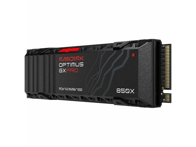 SANDISK 8TB Optimus GX PRO 850X PCIe 4.0 x4 M.2 2280 NVMe SSD with Heatsink - SDSP81800TAH-000E0 Storage