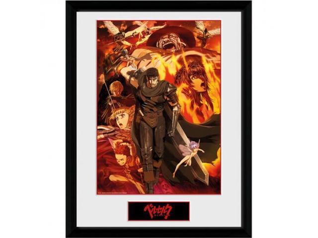 Berserk - Framed Print - Collage (12' x 16')