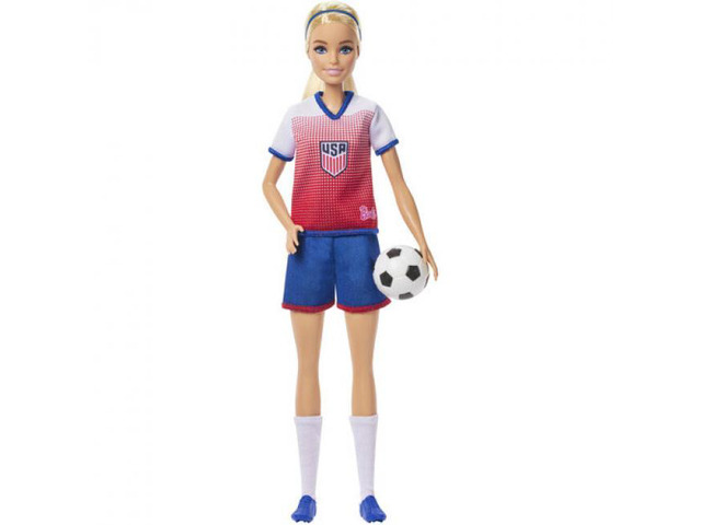 Mattel Barbie Careers USSF Soccer Barbie Doll - JMP83