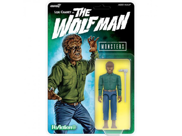 Super7 - Universal Monsters - ReAction+ Wv1 - The Wolf Man - OR-UNIV-10344