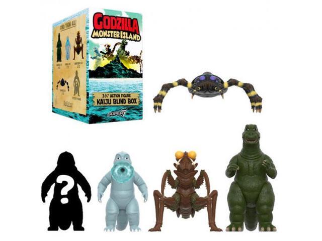 Super7 Toho Reaction Blind Box Wv13 Showa Monster Island 12pc PDQ - BB-TOHO-12170
