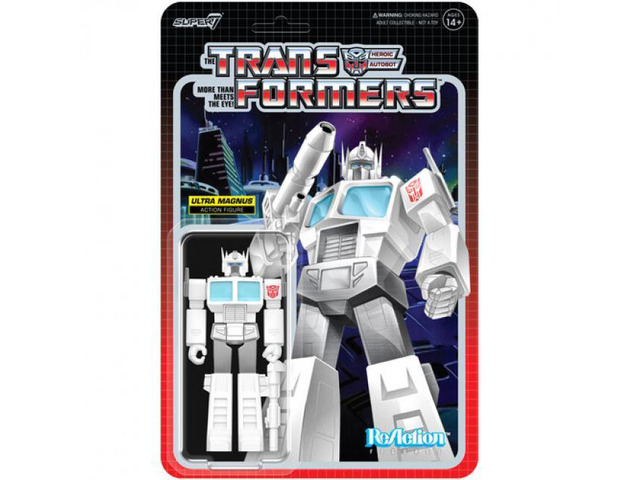 Super7 Transformers ReAction Figures Wv8 Optimus Prime (Ultra Magnus) - RE-TRAN-08790