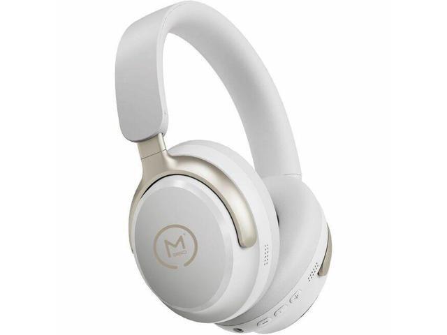 Morpheus 360 Aspire Hybrid Wireless Noise Canceling Headphones - Bluetooth Headset for Home - Work - Office - Travel HP8100ANC, White
