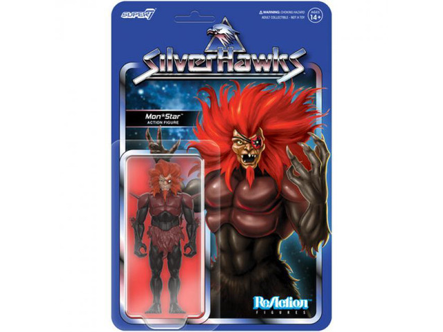 Super7 SilverHawks ReAction Figures Wv1 Mon*Star (Pre-Transformation) - RE-HAWK-05978