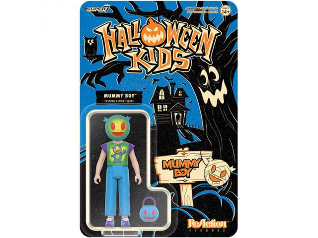 Super7 Halloween Kids ReAction Mummy Boy (Super7 Graphic Tee) - RE-HWKD-07701