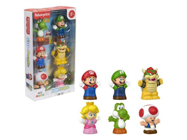 Fisher Price Little People My Mario Figure 6-Pack - JHG63
