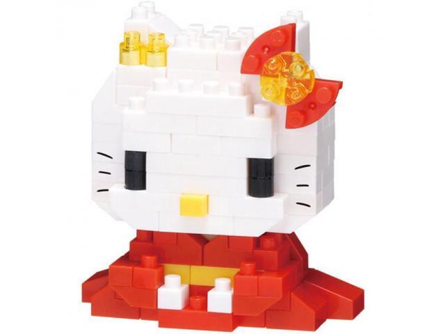 Nanoblock - Sanrio - Character Collection - Hello Kitty (Kimono) Building Kit