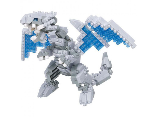 Nanoblock - Yu-Gi-Oh! Duel Monsters - Character Collection - Blue-Eyes White Dragon Building Kit