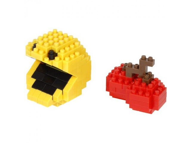 Nanoblock - Pac-Man - Character Collection - Pac-Man & Cherry Building Kit
