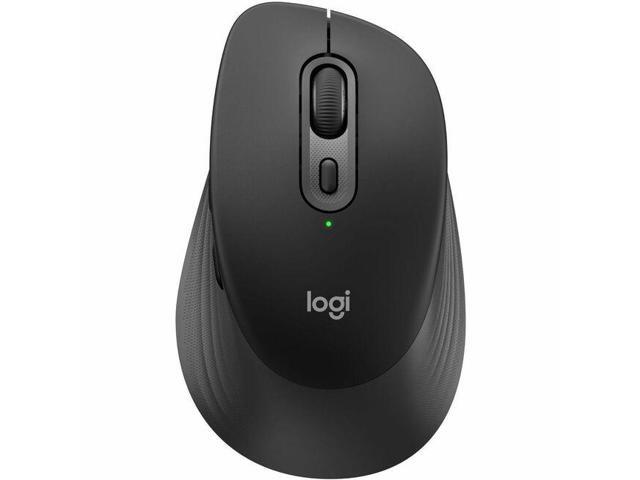 Logitech Signature Comfort M840 L Wireless Mouse, Bluetooth Mouse with Silent Clicks, SmartWheel, Customizable Buttons, Black - PC, Mac - Optical -...