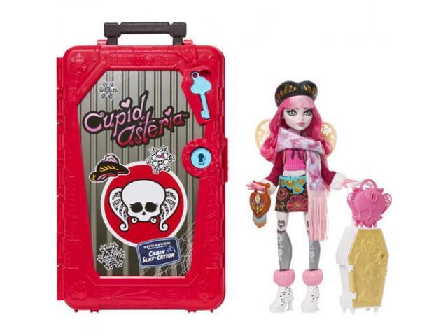 Mattel Monster High Skulltimate Secrets: Cabin Slay-Cation Cupid Asteria Doll & Playset - JMG66