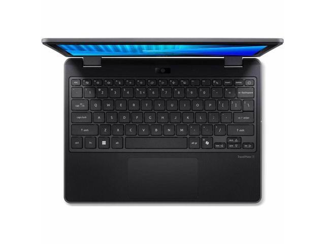 Acer - TravelMate B3 Spin 12 B312RN-31 2-in-1 12.2" IPS LCD 1920 x 1200 (WUXGA) Touch Screen - Intel N-Series - 128GB SSD - Black - image 6