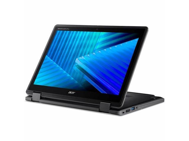 Acer - TravelMate B3 Spin 12 B312RN-31 2-in-1 12.2" IPS LCD 1920 x 1200 (WUXGA) Touch Screen - Intel N-Series - 128GB SSD - Black - image 11