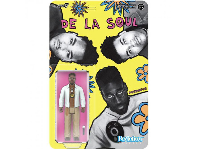 Super7 De La Soul ReAction Figures Wv1 Kelvin Posdnuos Mercer (Me, Myself & I) - RE-DELA-12508