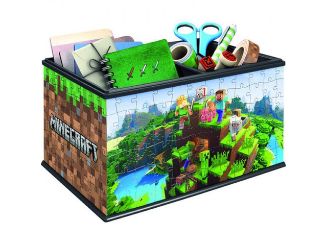 Minecraft Storage Box 216-Piece 3D Puzzle