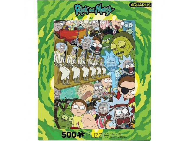 Rick & Morty Ricks & Mortys 500 Pc Puzzle