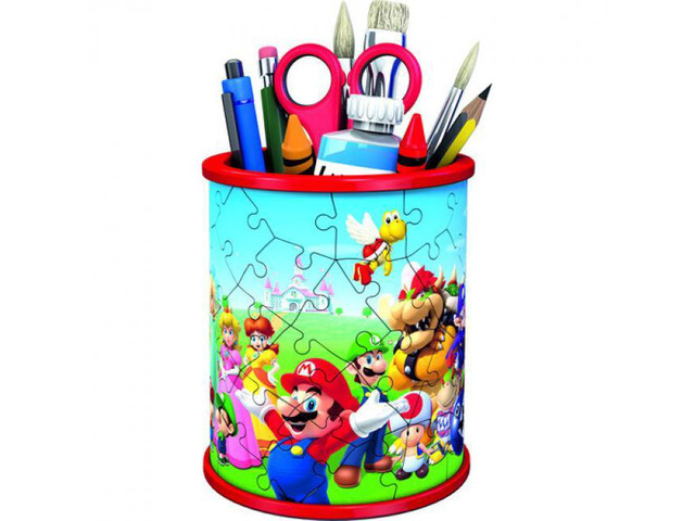 SUPER MARIO PENCIL HOLDER 54 PIECE 3D PUZZLE