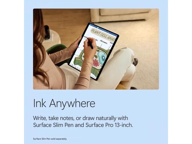 Microsoft - Surface Pro - 13" Touchscreen - Snapdragon X2 Plus (10 Core) 2026 - 16GB Memory - 512GB SSD - Device Only - Black - image 8
