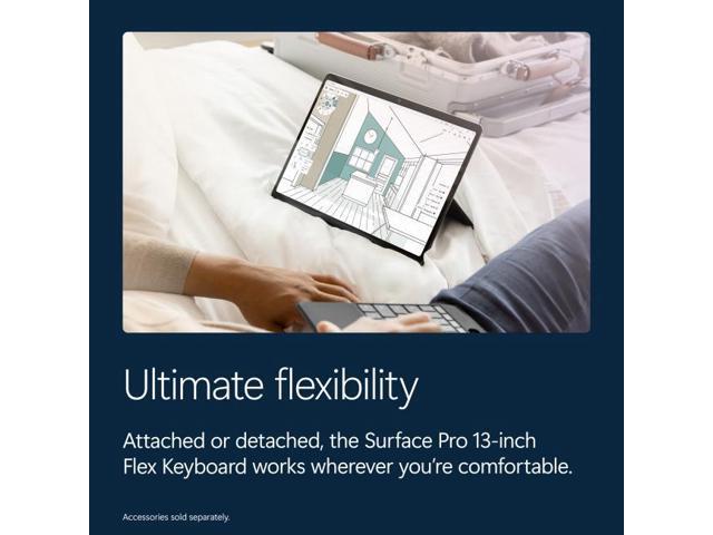 Microsoft - Surface Pro - 13" Touchscreen - Snapdragon X2 Plus (10 Core) 2026 - 16GB Memory - 256GB SSD - Device Only - Platinum - image 7