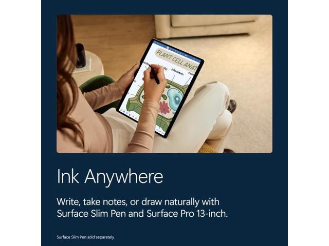 Microsoft - Surface Pro - 13" Touchscreen - Snapdragon X2 Plus (10 Core) 2026 - 16GB Memory - 256GB SSD - Device Only - Platinum - image 8