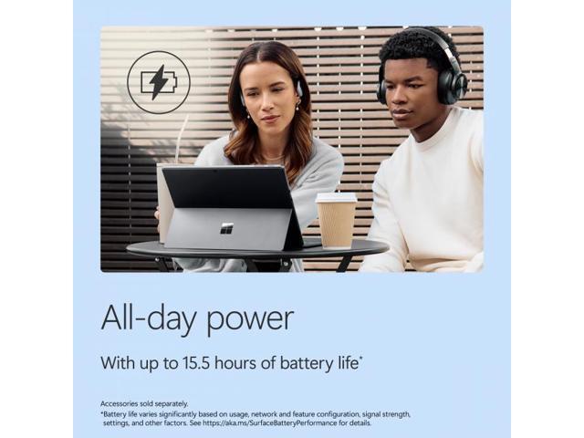 Microsoft - Surface Pro - 13" OLED Touchscreen - Snapdragon X2 Elite (12 Core) 2026 - 16GB Memory - 1TB SSD - Device Only - Black - image 4