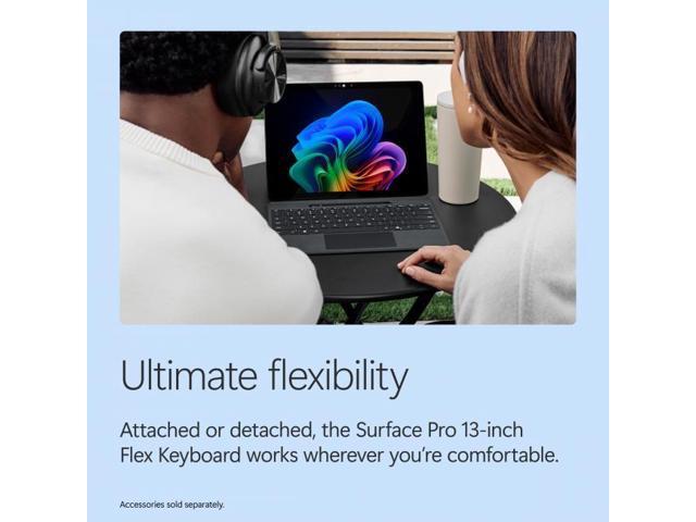 Microsoft - Surface Pro - 13" OLED Touchscreen - Snapdragon X2 Elite (12 Core) 2026 - 16GB Memory - 1TB SSD - Device Only - Black - image 7