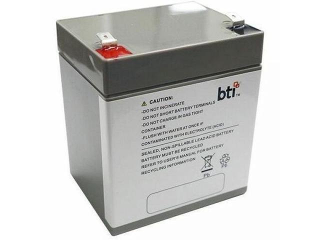 BTI RBC30-SLA30-BTI 12V 5AH 1-CELL LEAD ACID UPS BATTERY FOR RBC30 - Compatible OEM: RBC30 Model: APC BF500-AZ, BF500-FR, BF500-GR, BF500-RS,.