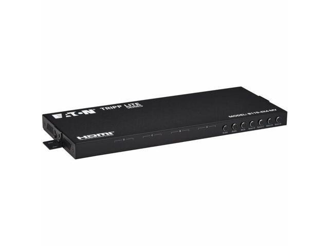 Tripp Lite series B119-4X4-MV Audio/Video Switchbox - 3840 x 2160 - 4K, 4K UHD - 1080p4 x 4 - Blu-ray Disc Player, Gaming Console, Projector,...