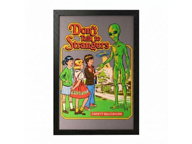 Steven Rhodes - Don't Talk to Strangers - 11x17 Framed Gel Coat