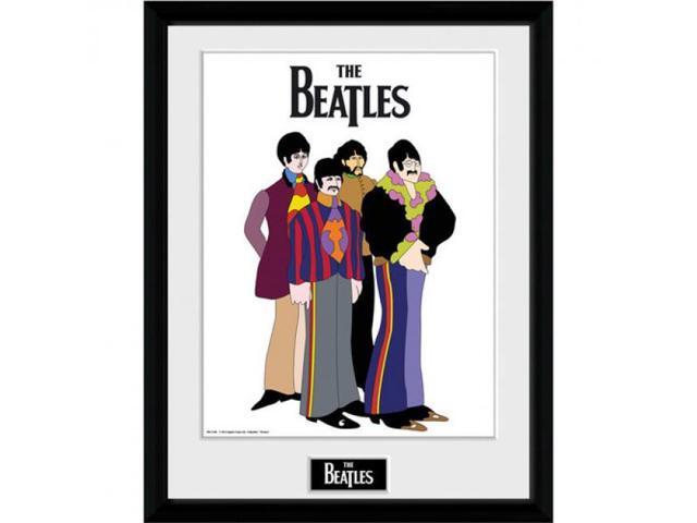 The Beatles - Framed Print - Yellow Submarine Group (12' x 16')
