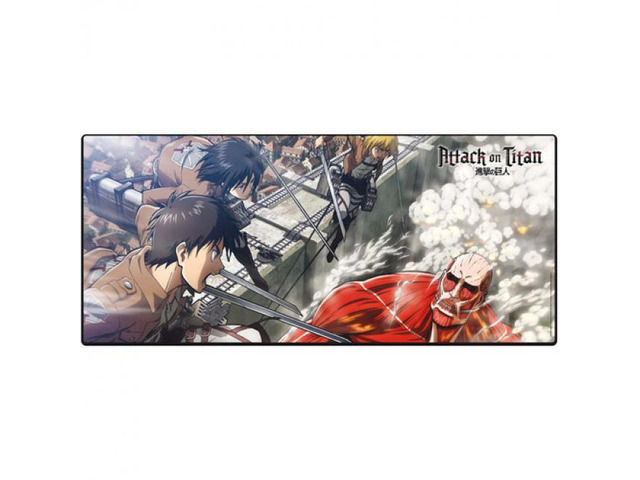 Attack on Titan - XXL Mousepad - Eren vs Colossal Titan