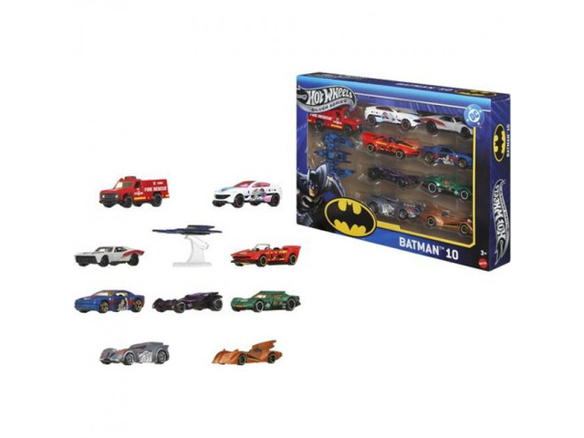 Mattel - Hot Wheels Silver Series Batman 10-Pack