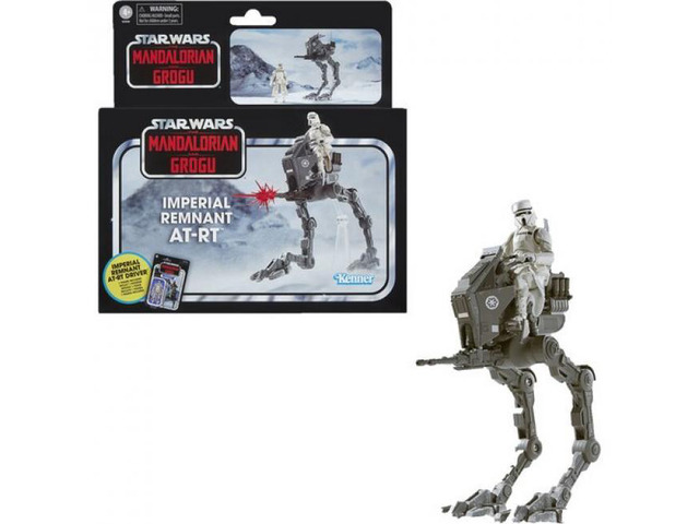 Hasbro Collectibles - Star Wars: The Mandalorian & Grogu - Vintage Collection - Imperial Remnant AT-RT Vehicle with Action Figure