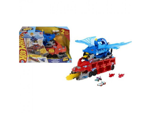 Mattel - Hot Wheels City Ultimate Dual Dragon Transporter